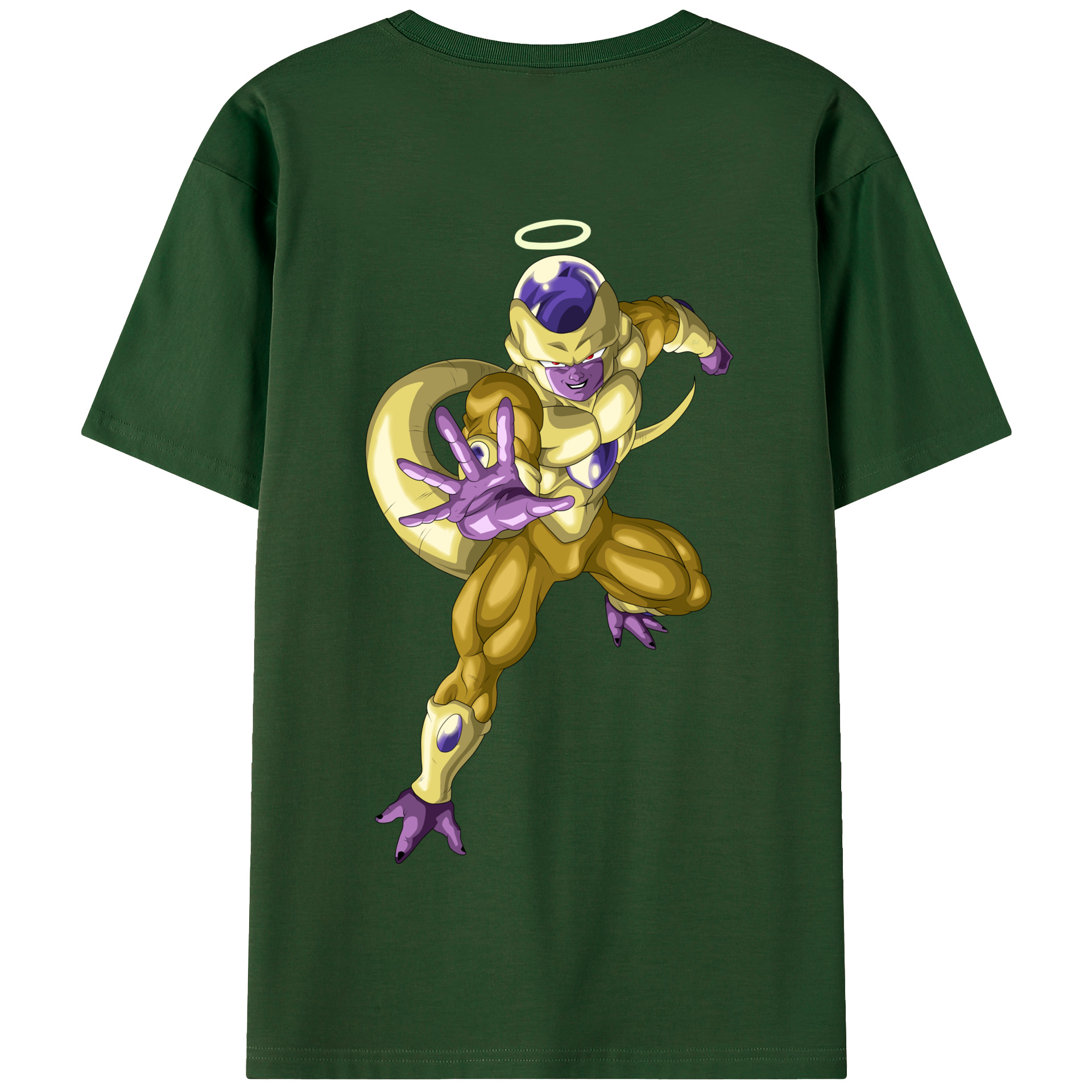 （画像用） ドラゴンボール フリーザ DRAGON BALL Frieza 綿100％半袖Tシャツ（背面プリント）